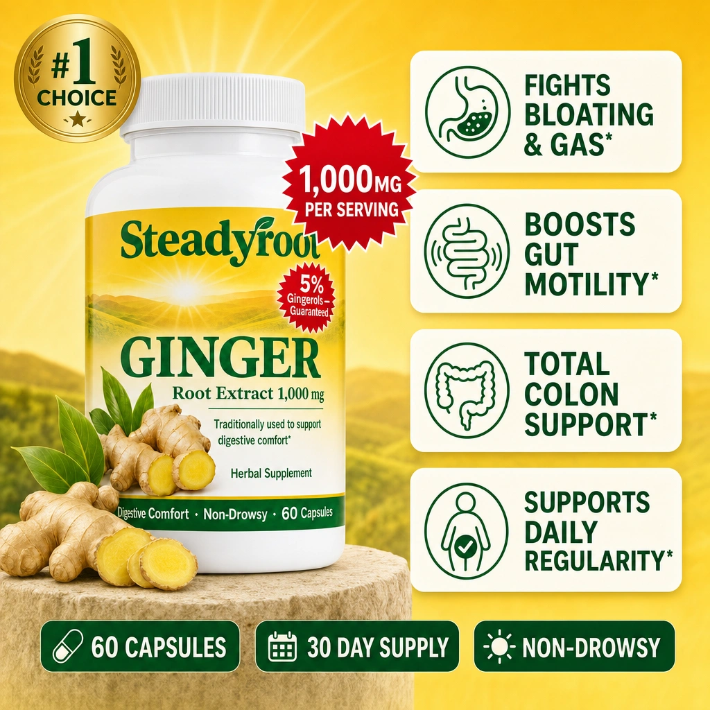 Steadyroot Ginger capsules