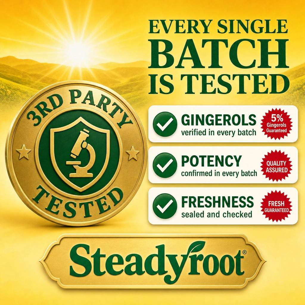 Steadyroot Ginger capsules