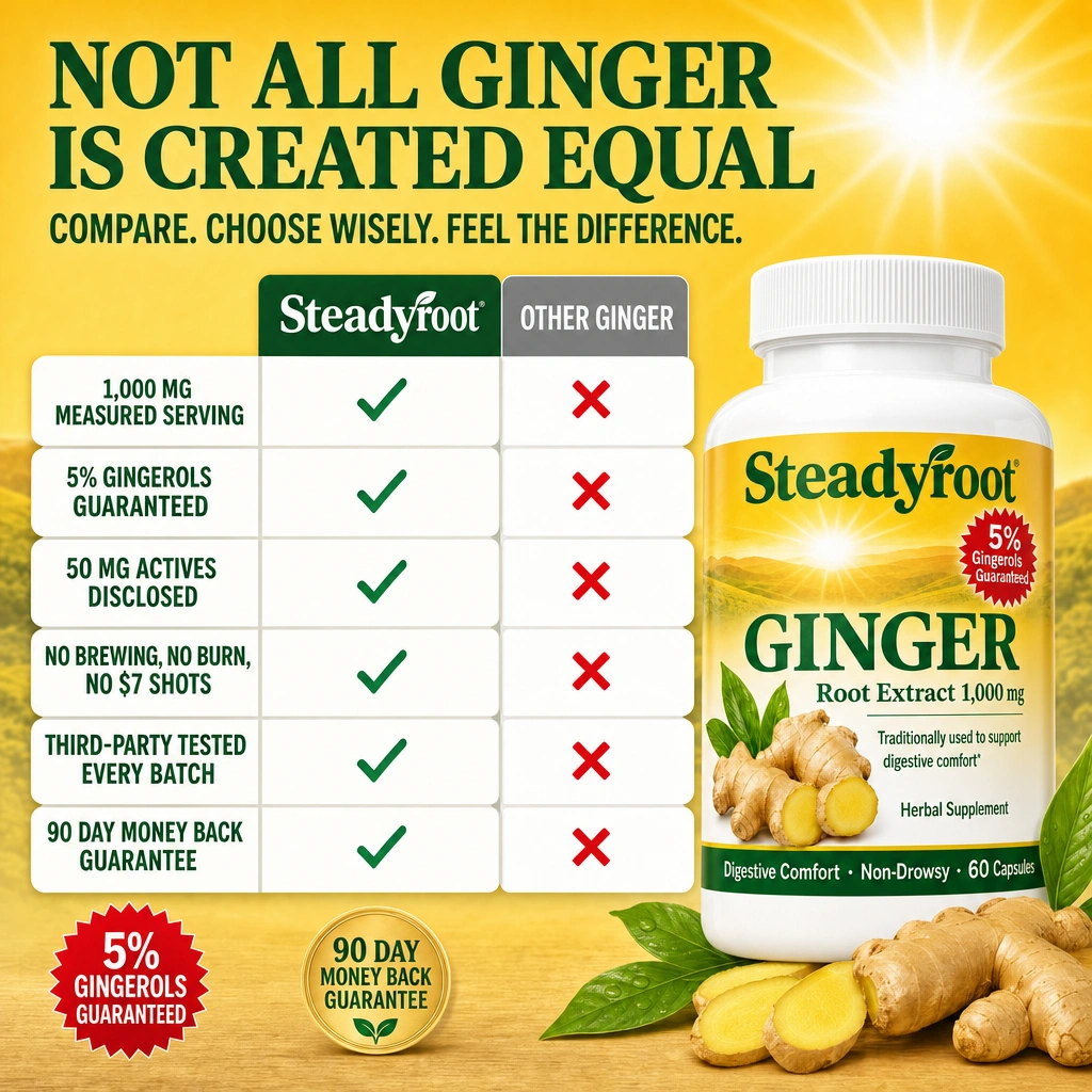 Steadyroot Ginger capsules