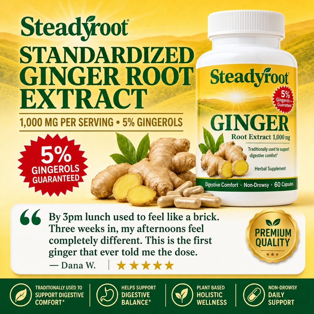 Steadyroot Ginger capsules