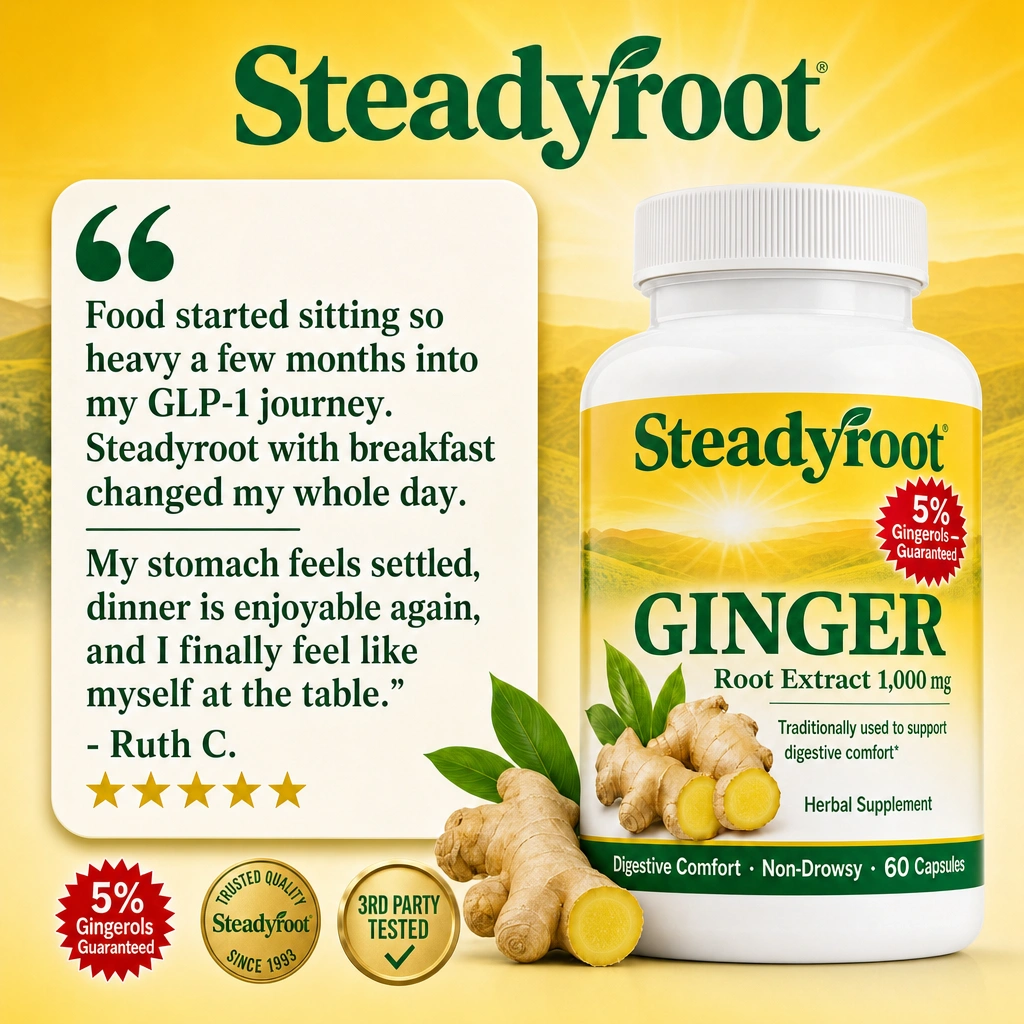 Steadyroot Ginger capsules